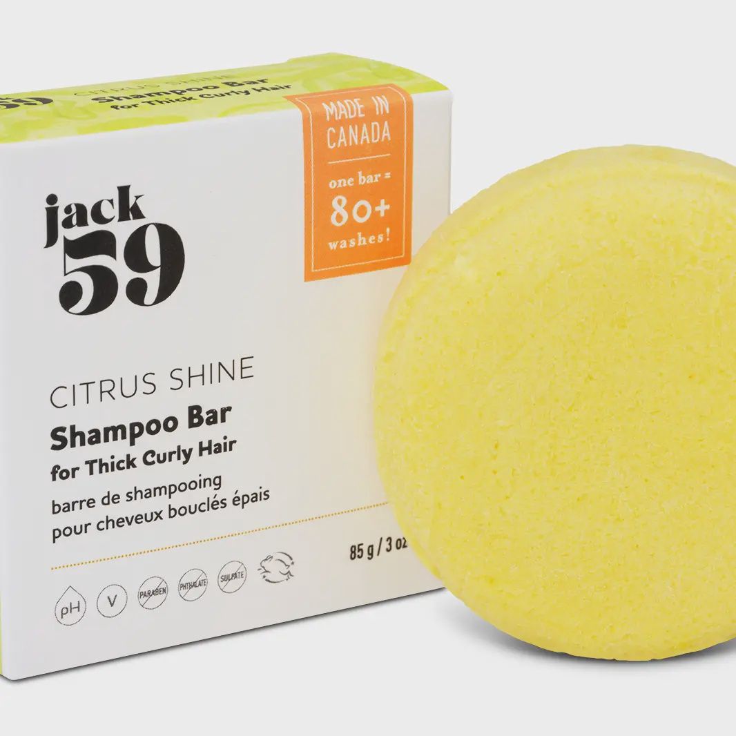 Zesty Citrus Shine Shampoo Bar with Bergamot &amp; Litsea