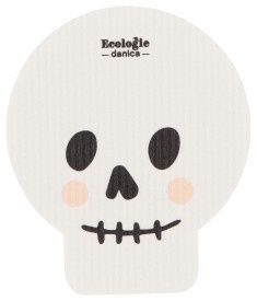 Swedish Dishcloth Boo Crew Skull
