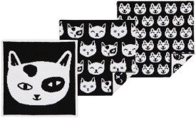 Feline Fine Knit Dishcloth Set of 3