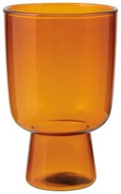 Tumbler 11oz Pedestal Amber
