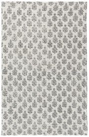 Dishtowel Block Print Waffle Blomma