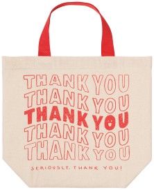Bag Tote Pocket Thank You