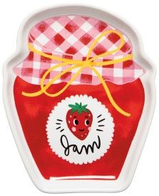 Shaped Dish Strawberry Jam