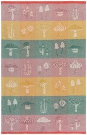 Dishtowel Jacquard Mushroom Gems