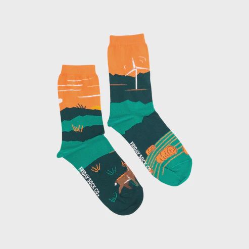 Women&#39;s Foothills Canadian Landscape Socks