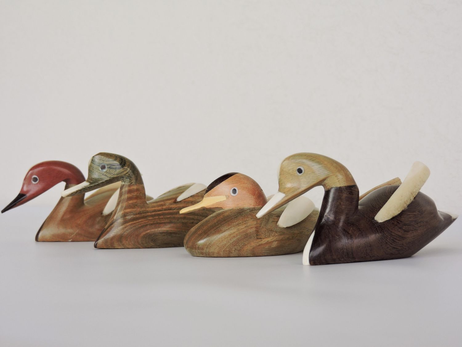 Wooden duck figure small size