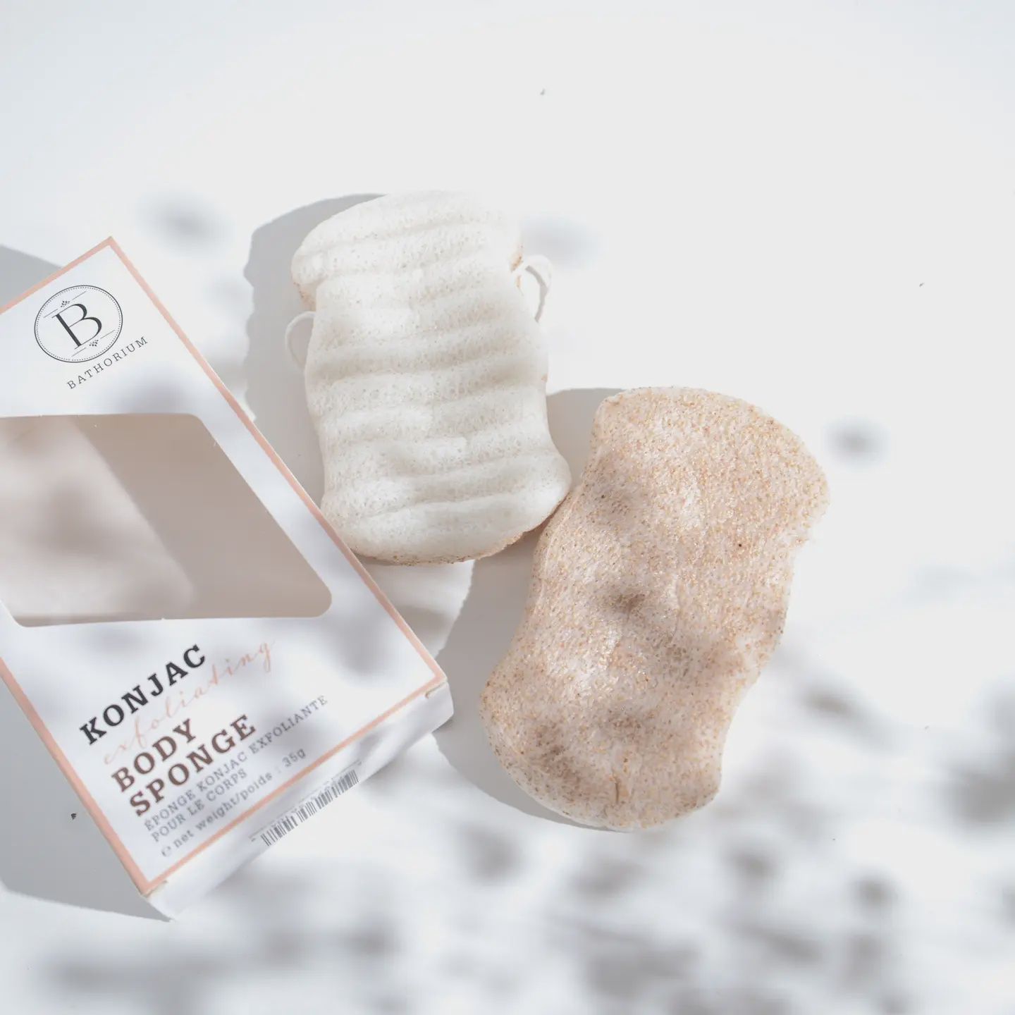 Konjac Walnut Exfoliating Body Sponge