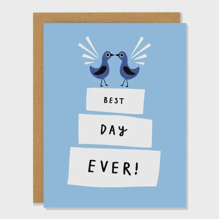 Best Day Ever - Wedding Greeting Card