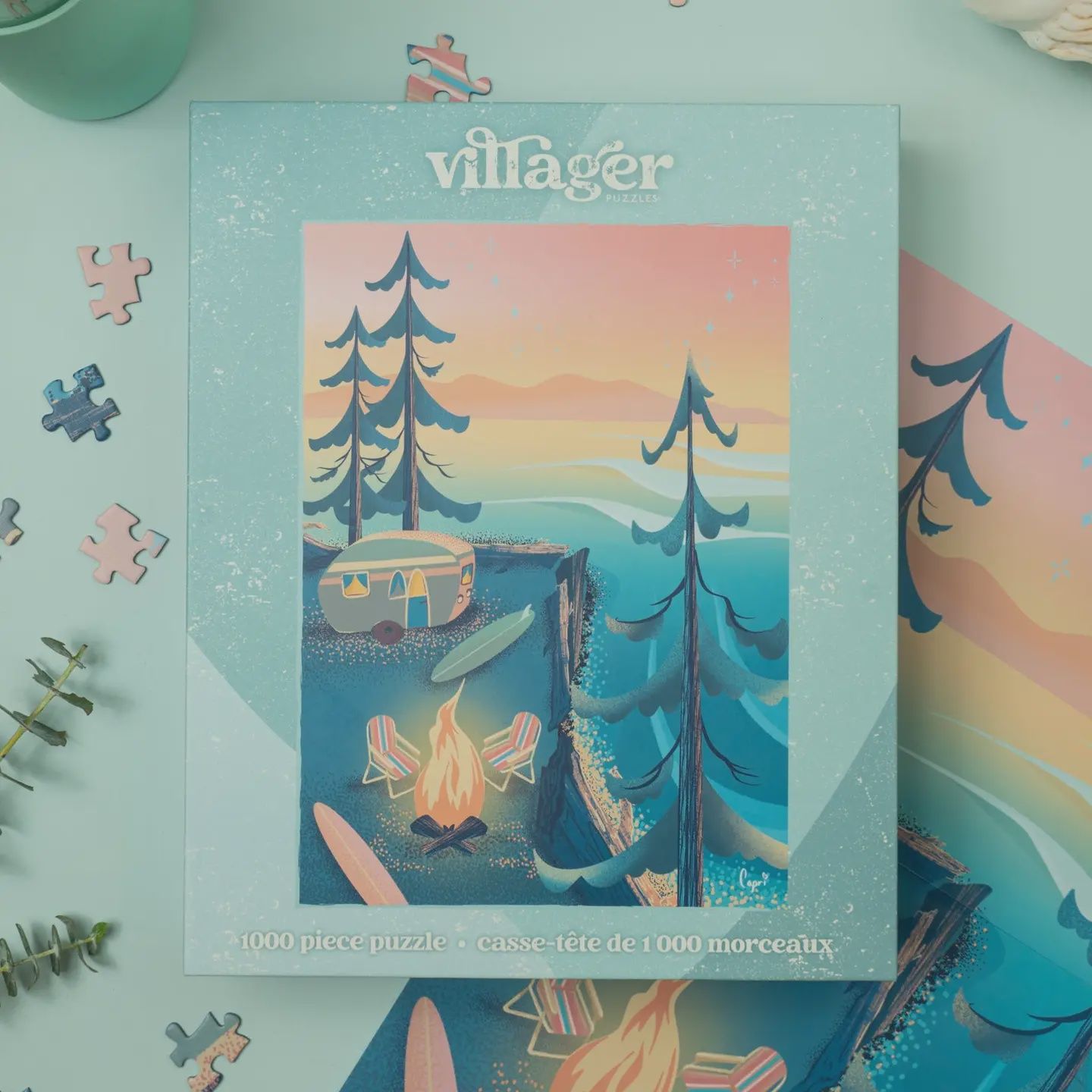 Coastal Camping 1000-Piece Puzzle