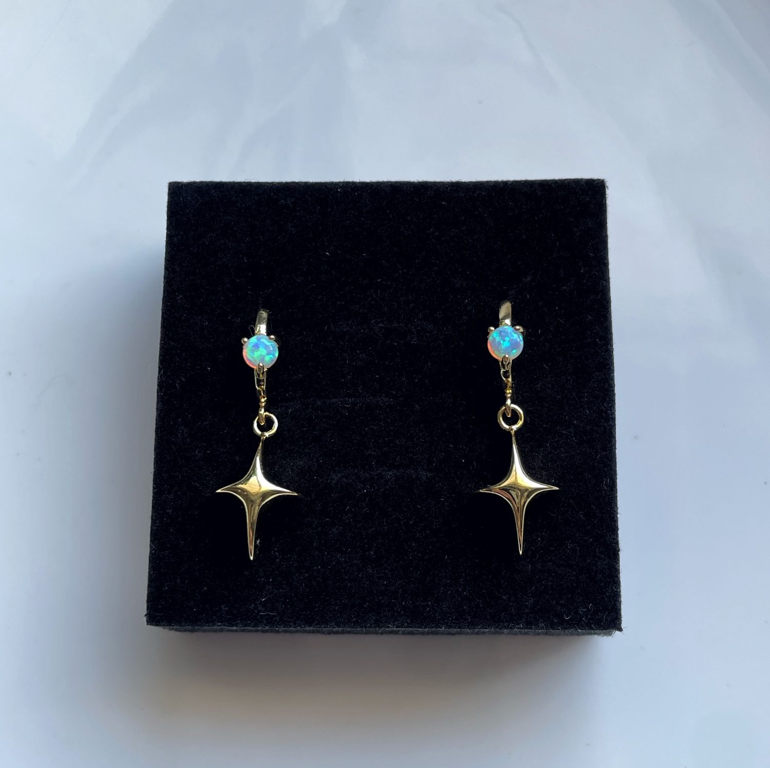 Opal North Star Earrings