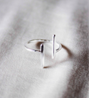 Kennedy Silver  Pinky Ring