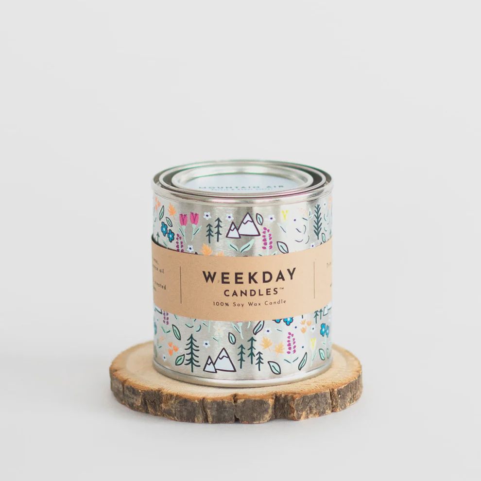 Mountain Air Paint Tin Candle