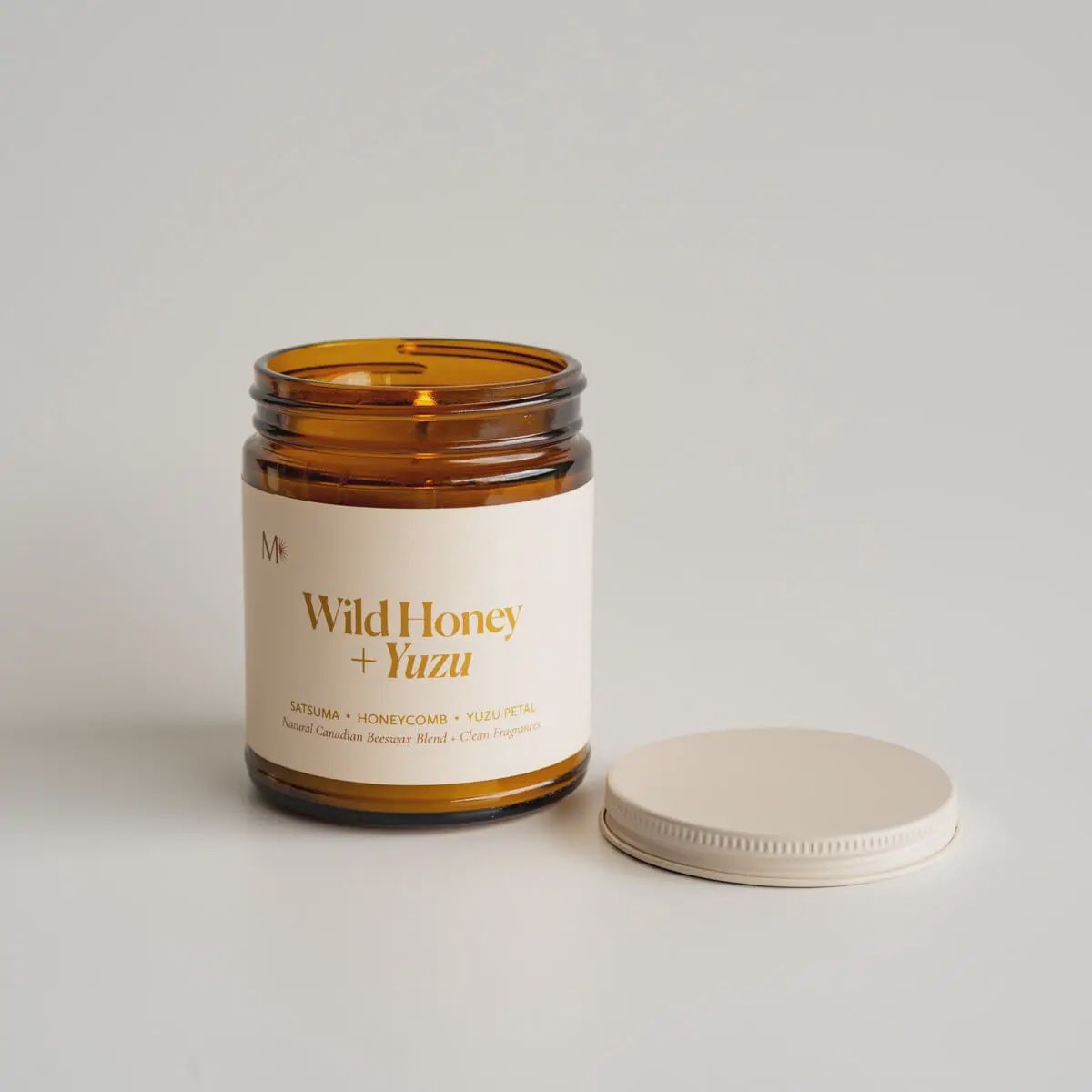 Wild Honey + Yuzu | Canadian Beeswax Candle