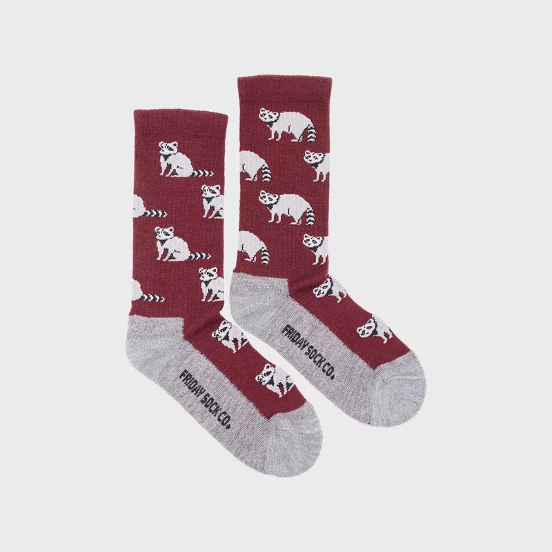 Women Raccoon Merino Wool Socks