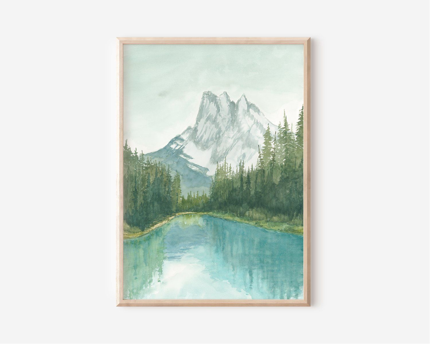 Emerald Lake, Size: 8x10