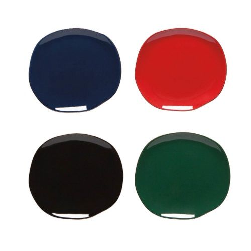 Set/4 Pebble Plates, Design: Jewel