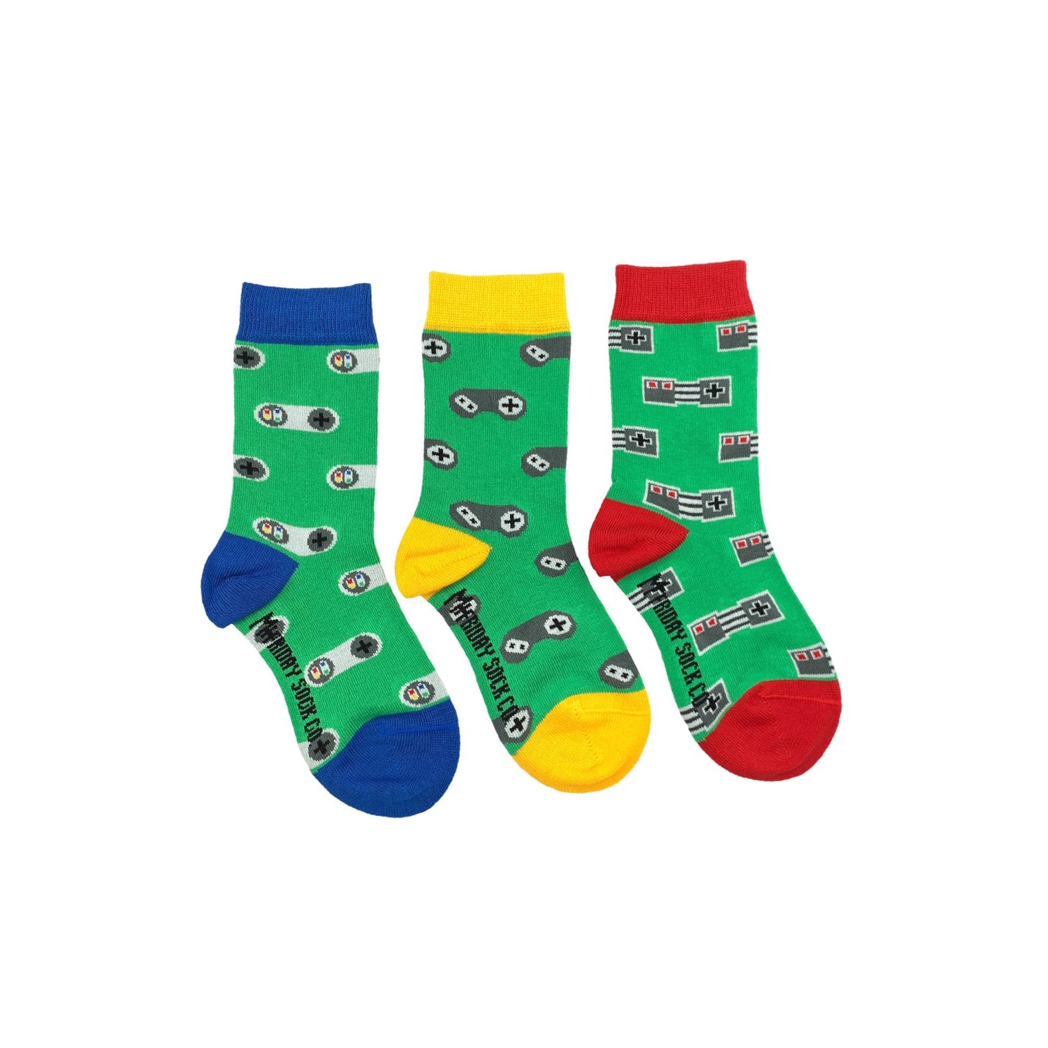 Kid's Video Game Socks, Size: Age 8 - 12