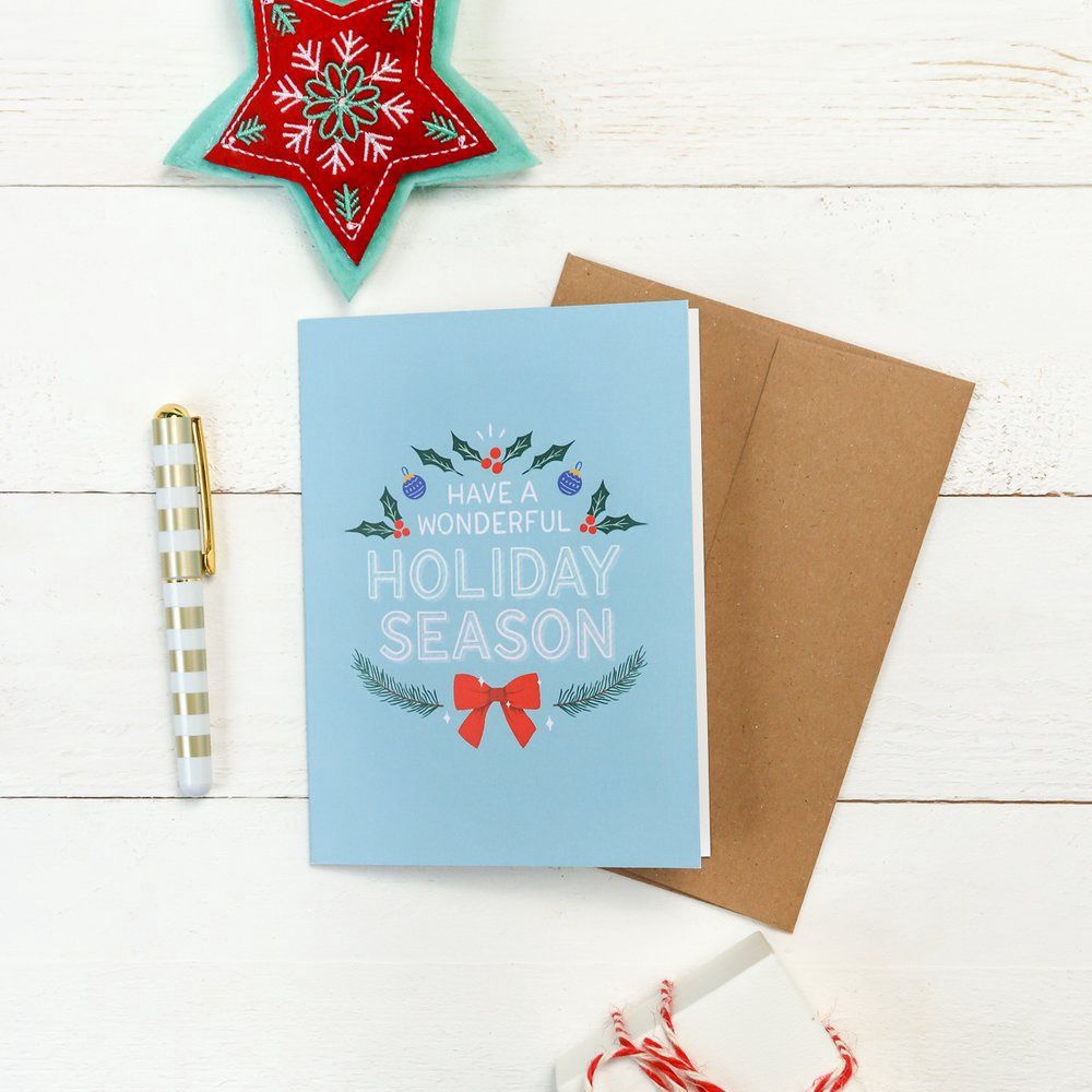 Wonderful Holiday Season Card Set, Quantity: Set of 5