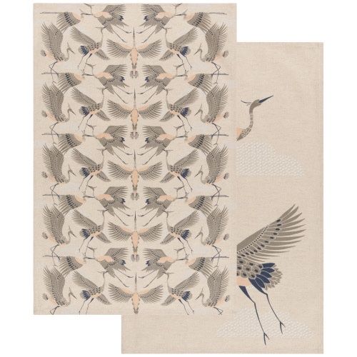 Tea Towels Set/2, Design: Flight Of Fancy