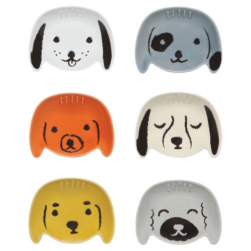 Pinch Bowl Set/6, Design: Puppy Love