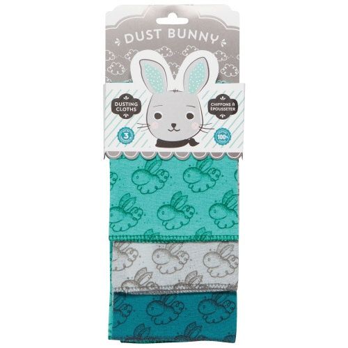 Dusting Cloth Set/3, Design: Dust Bunny