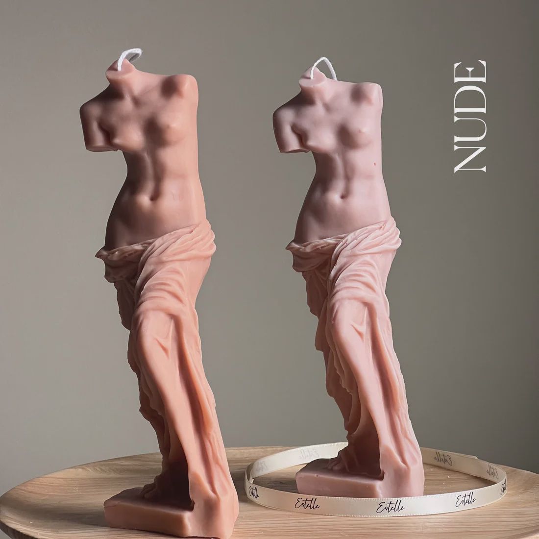 Venus Candle, Colour: Nude