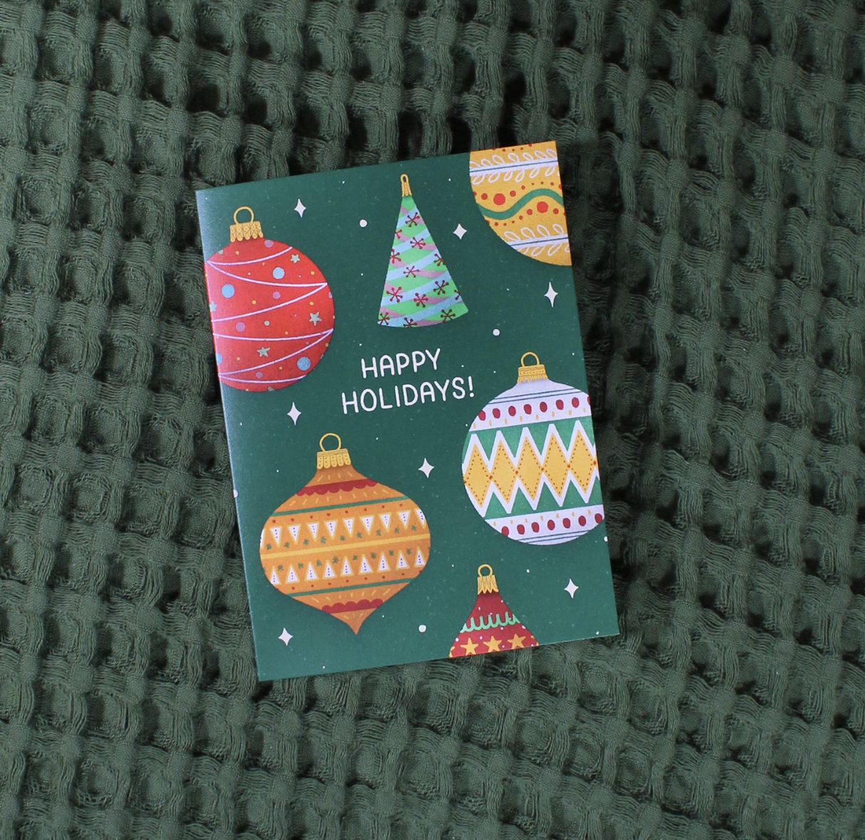 Holiday Ornament Card Set, Quantity: Set of 5