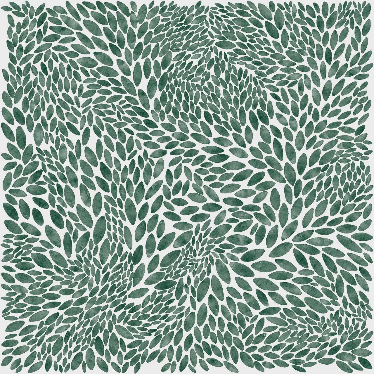 Succulent Leaves Print, Size: Small