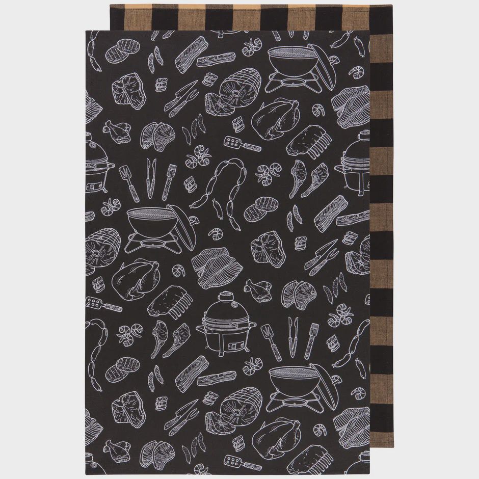 Dishtowels Set Of 2, Colour: On The Grill