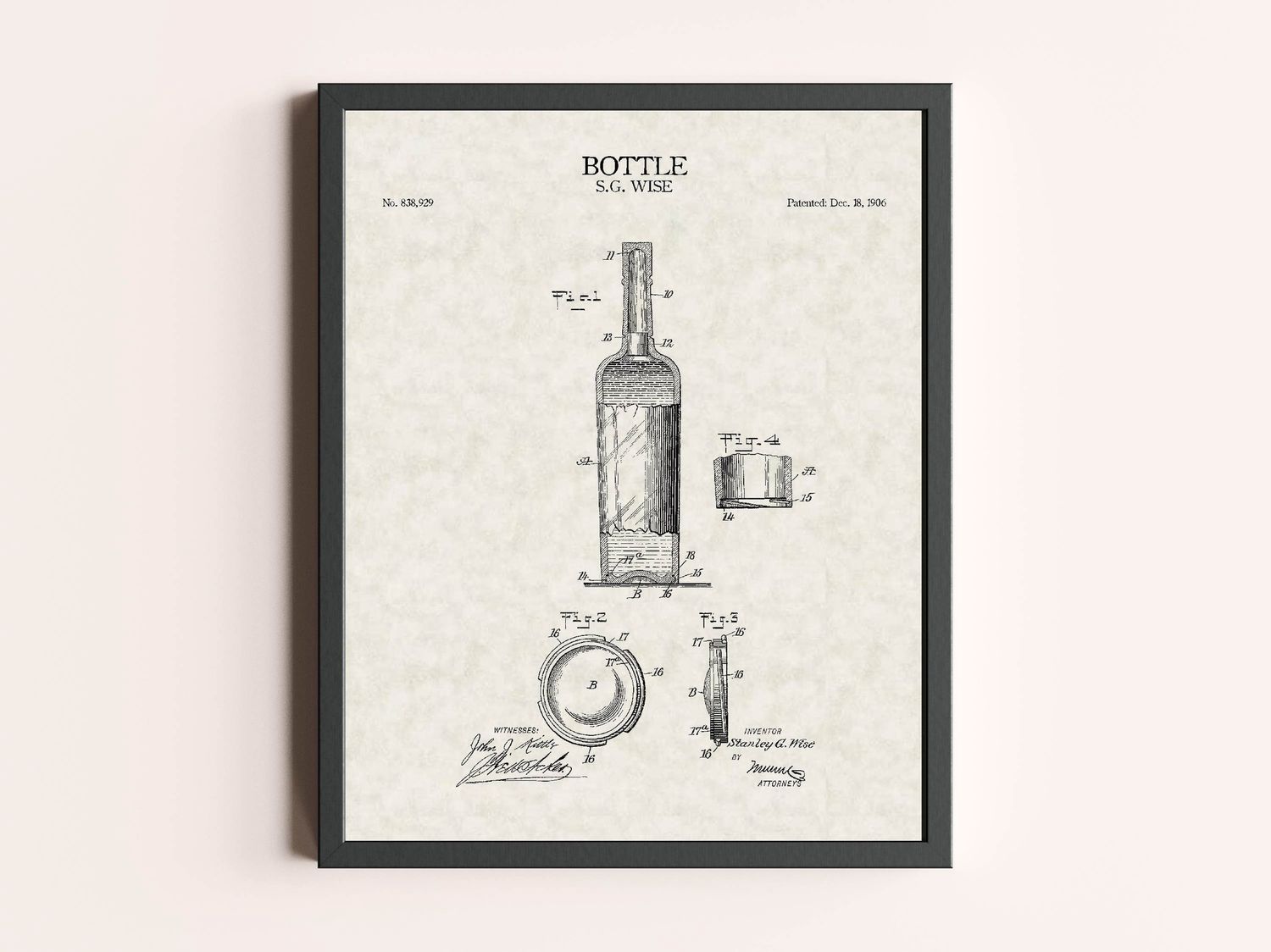 Patent Print, Type: Wine