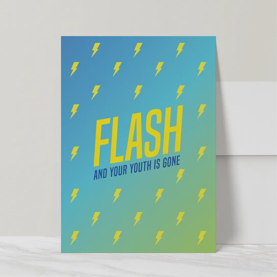 Flash, Young is gone