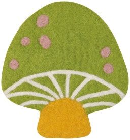 Trivet Felt Mushroom Gems