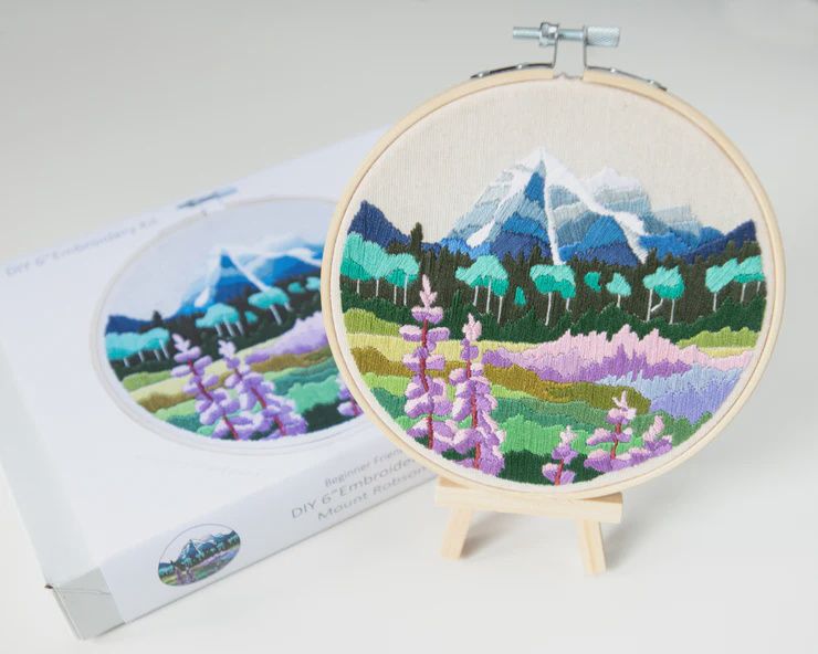 Mount Robson-DIY Embroidery Kit