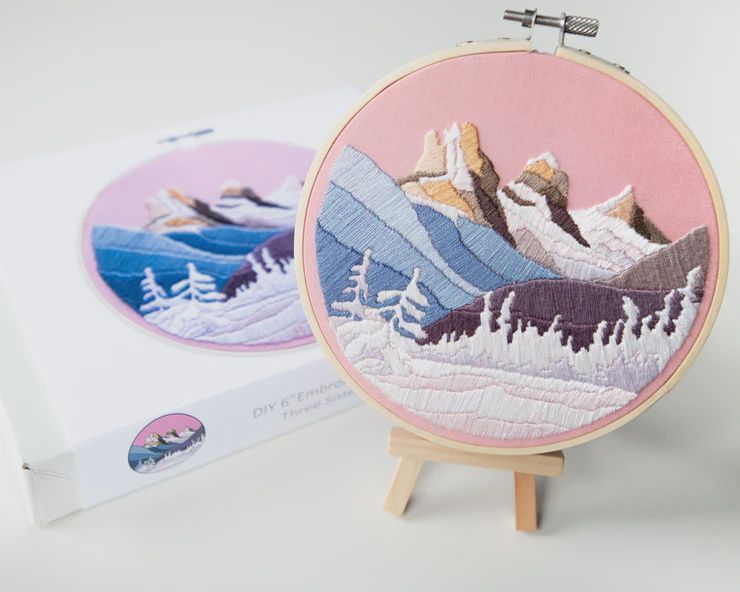 Three Sisters Winter - DIY Embroidery Kit