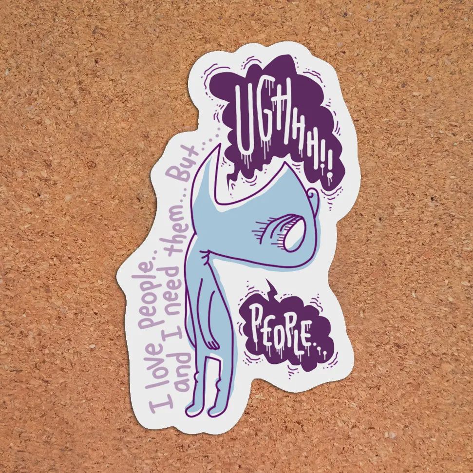 Ugh- Sticker