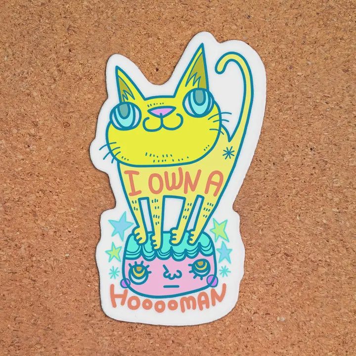 CatHooman Sticker