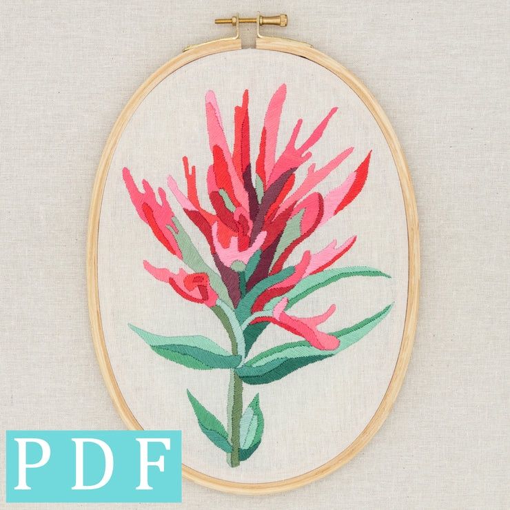 Paintbrush- DIY Embroidery Kit