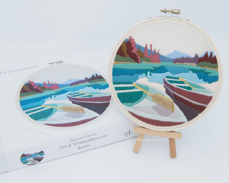 Boats - DIY Embroidery Kit