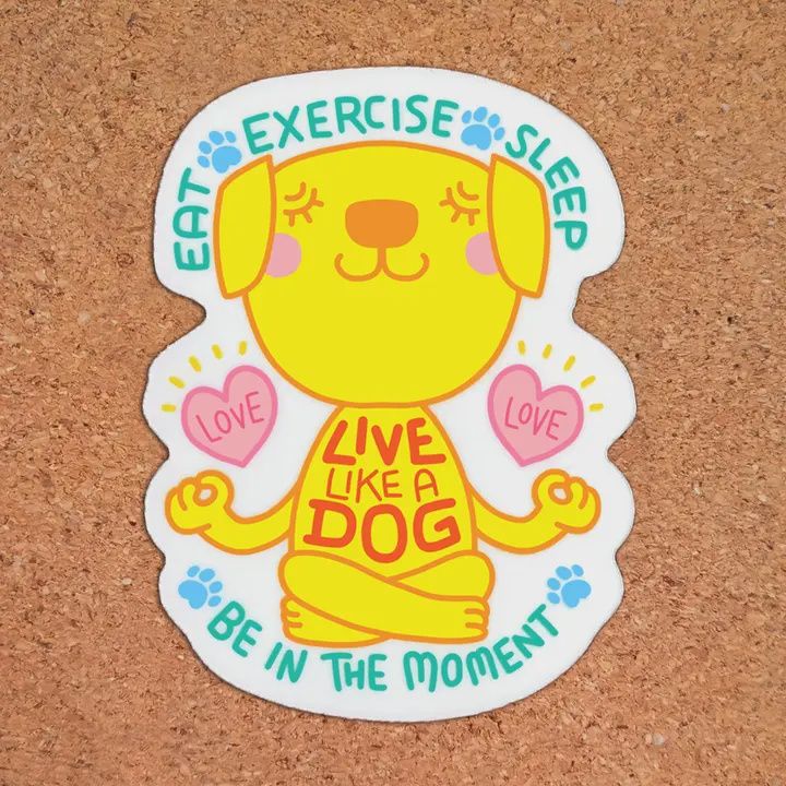Dog Life Sticker
