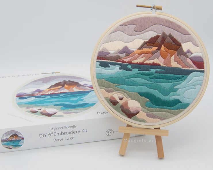 Bow Lake - DIY Embroidery Kit