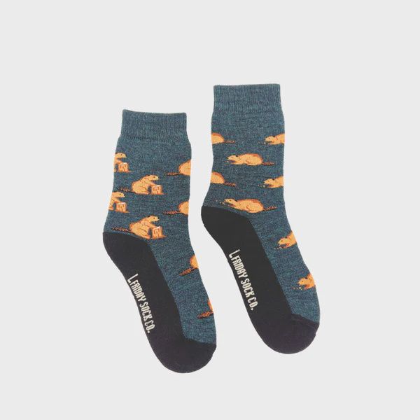 Kid's Beaver Merino Wool Socks