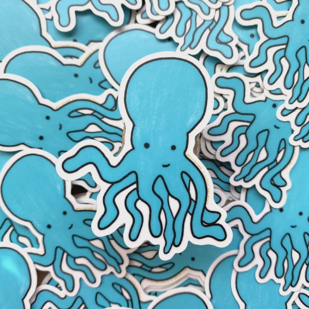 Octopus Vinyl Sticker