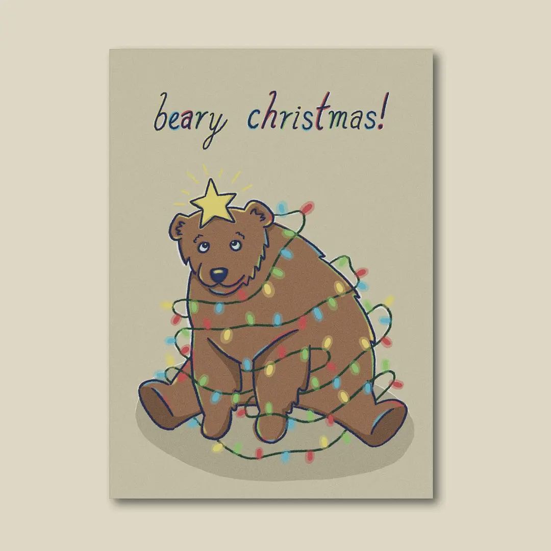 Beary Christmas Card