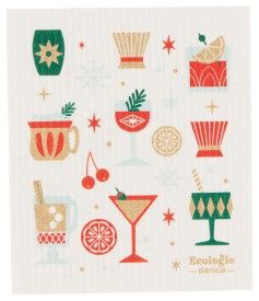 Spirits Bright Swedish  Dishcloth
