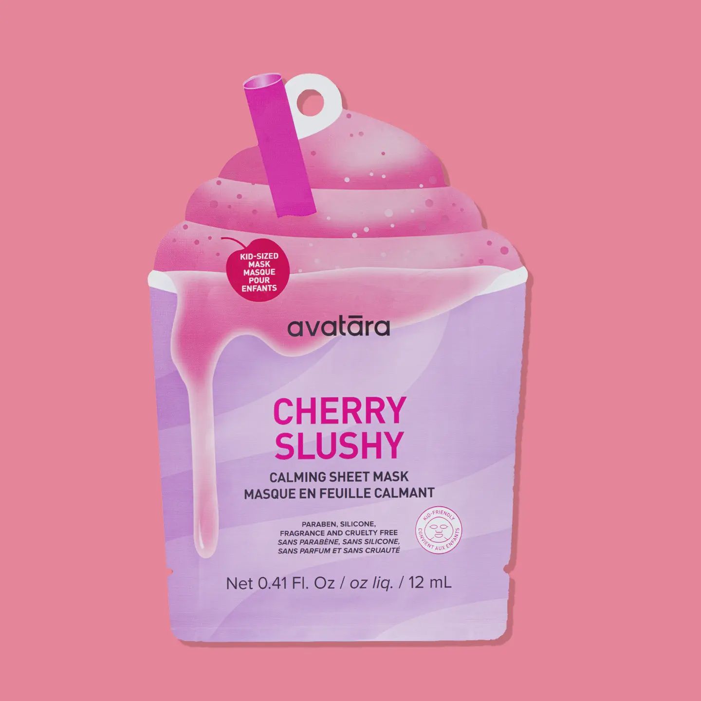 Cherry Slushy Kids Face Mask