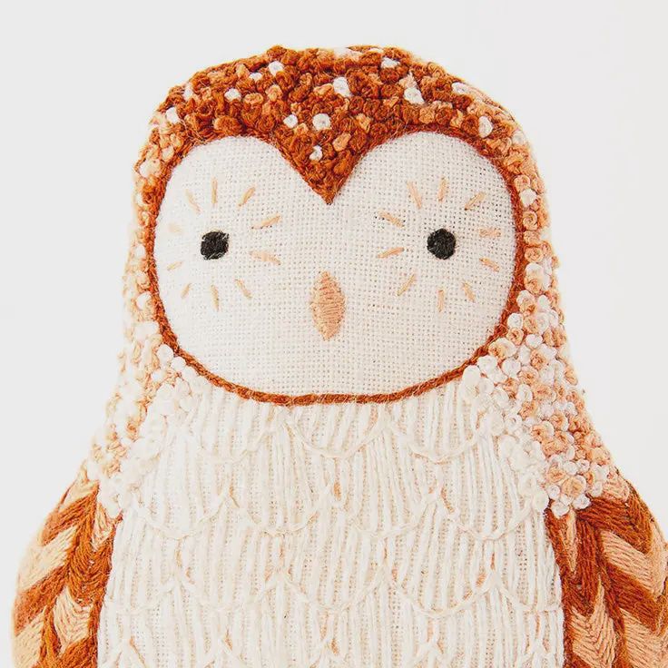 Barn Owl - Embroidery Kit