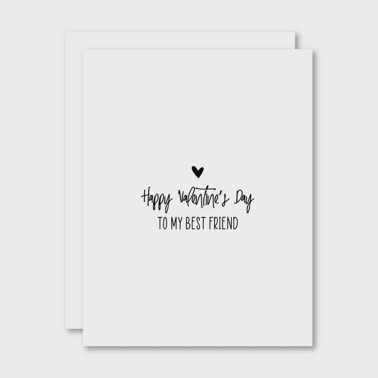 Happy valentines to my best friend