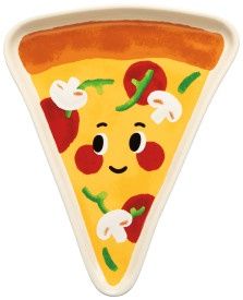 Pizza Shaped Dish
