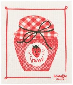 Strawberry Jam Swedish Dishcloth