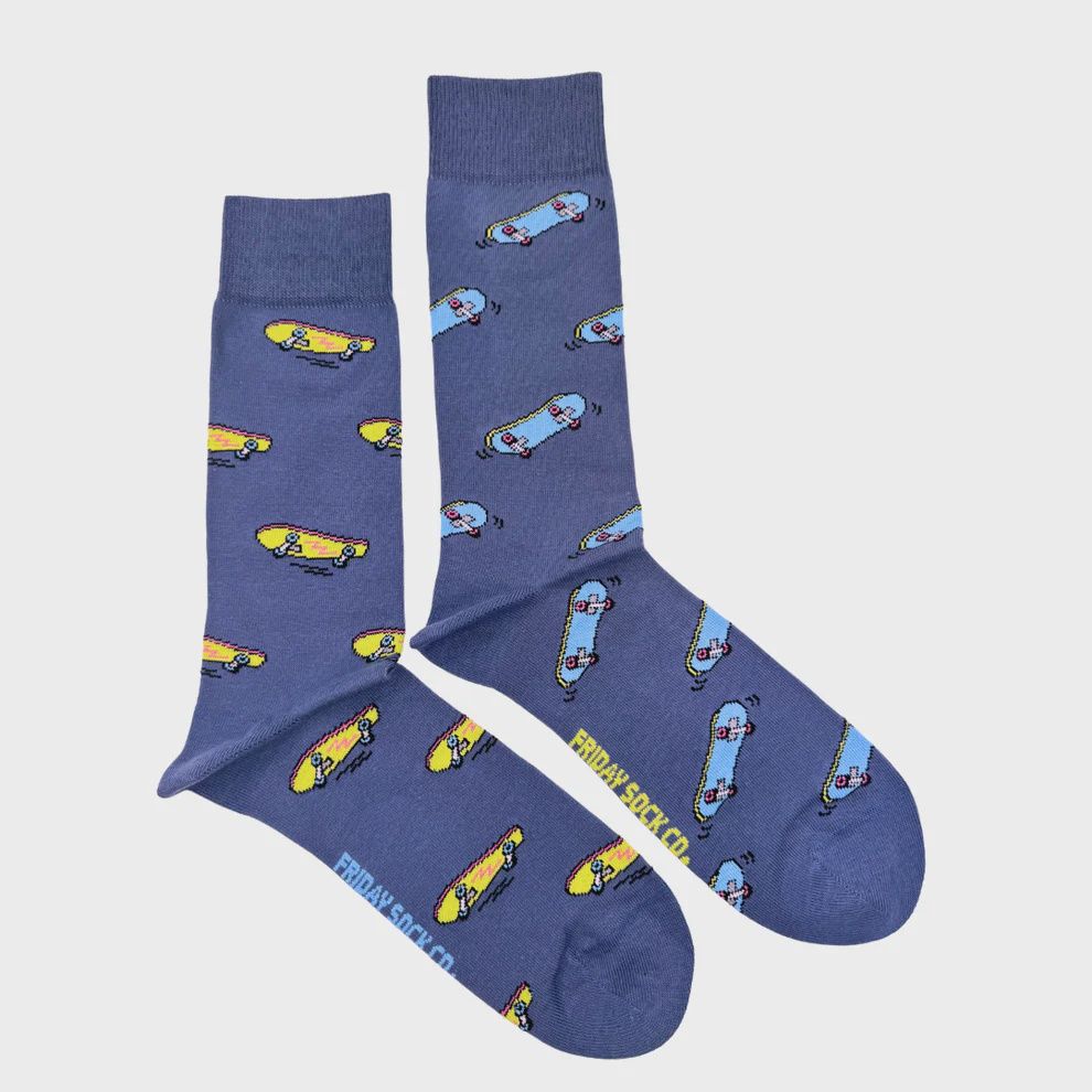 Men's Skateboarding This Did Good Mismatched Socks